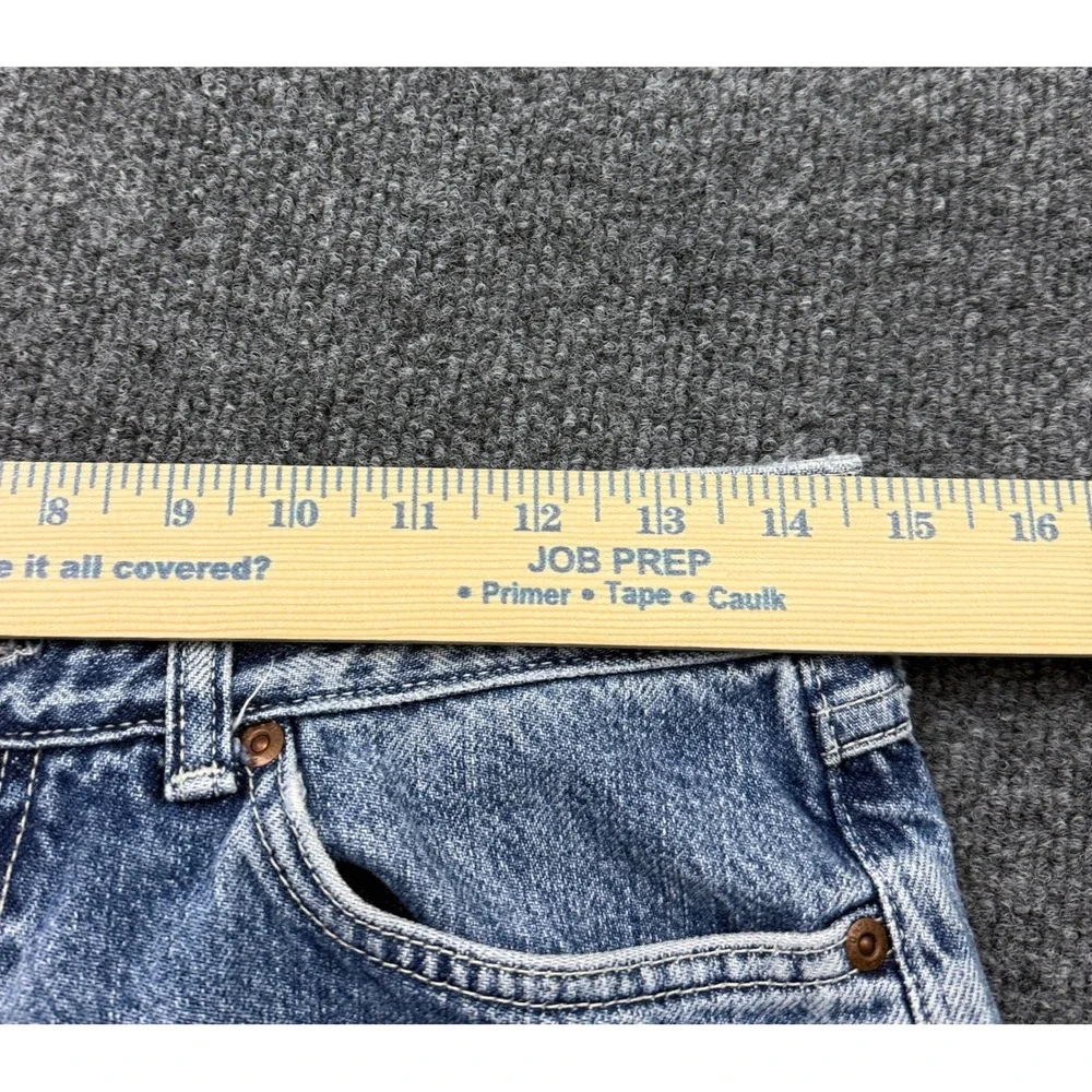 Vtg Y2K Lucky Jeans 207 Peanut Womens 10/30 Light Wash Made in USA Straight Leg